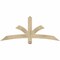 Ekena Millwork Davenport Rough Sawn Timber Gable Bracket, Douglas Fir, 60"W x 25"H x 2"D x 4"F, 10/12 Pitch GBW060X25X0204DAV00RDF - alternate 1